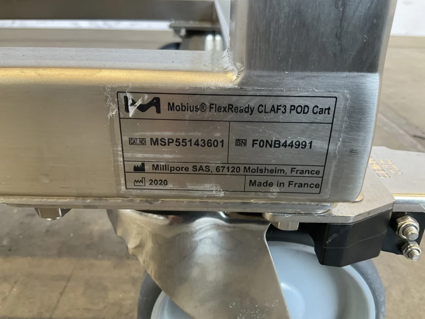 Merck Mobius FlexReady Claf3 Pod Cart - Filterpress - 6