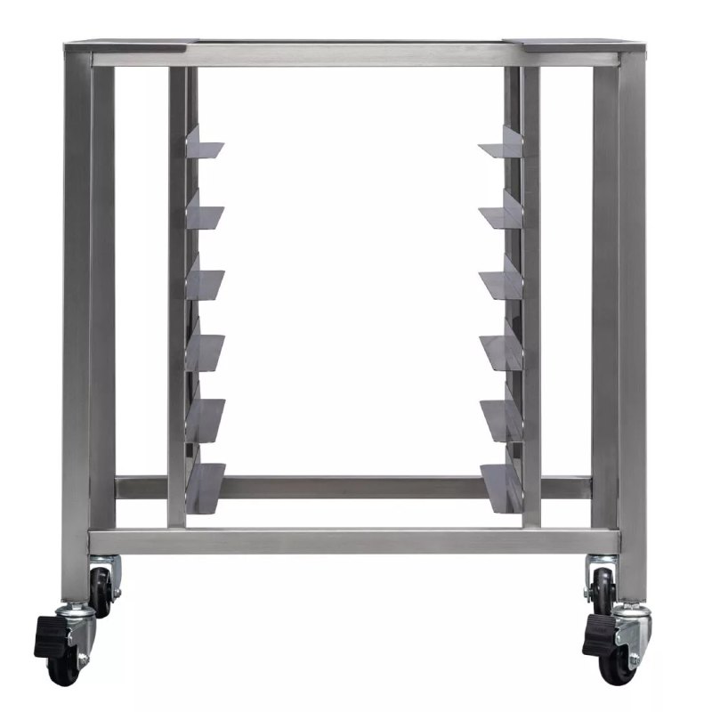 TurboFan Stainless Steel Stand with Castors and Swivel Lock SK2731U - islandcatering