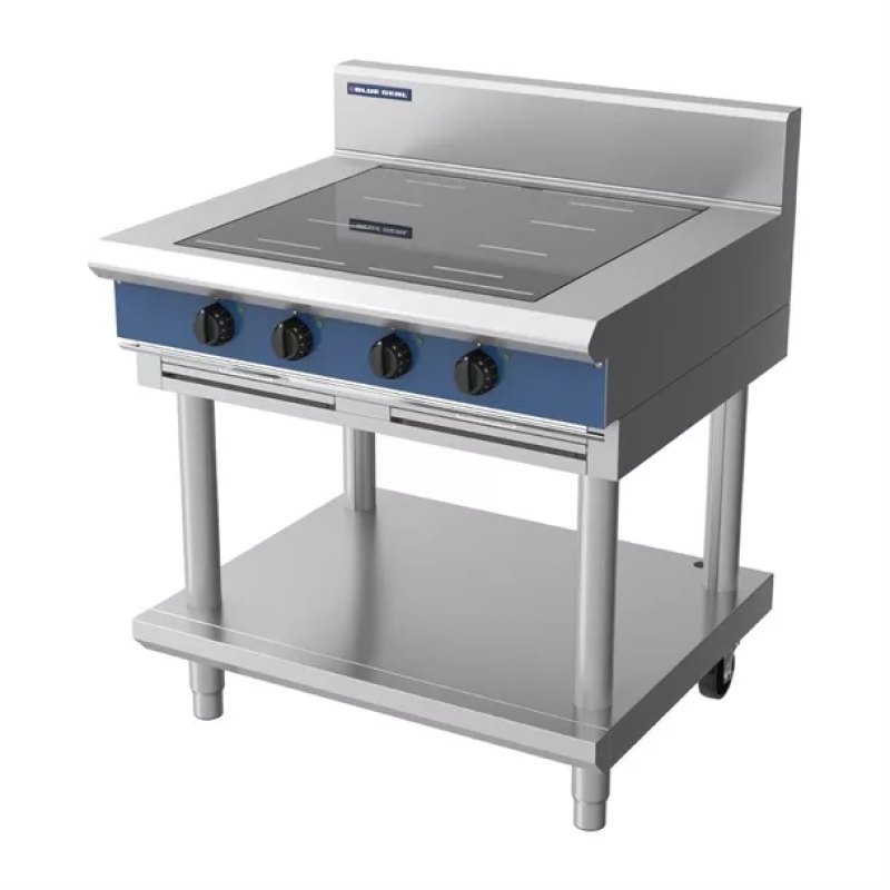 Blue Seal 4 Zone Free Standing Full Area Induction Hob 20kW IN514F-LS - islandcatering