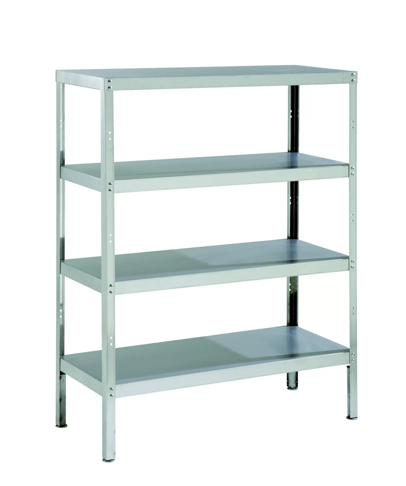 Parry S-Steel RACK4S 1500X400X1500, 4 x shelves. - islandcatering - 1