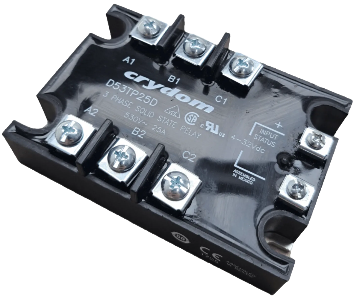 Sensata / Crydom afelmontage Halbleiterrelais mit Nulldurchgang 530 Vrms / 25 A eff / D53TP25D - 3
