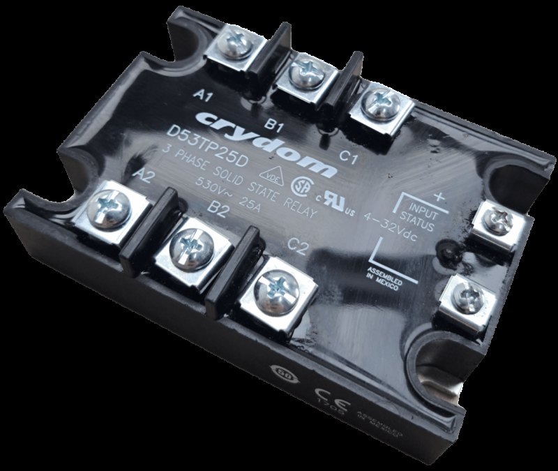 Sensata / Crydom afelmontage Halbleiterrelais mit Nulldurchgang 530 Vrms / 25 A eff / D53TP25D