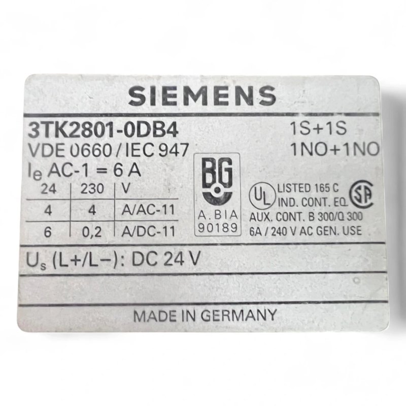 Siemens Sicherheitsrelais 3TK2801-0DB4 Art.-Nr. 3TK2801-0DB4