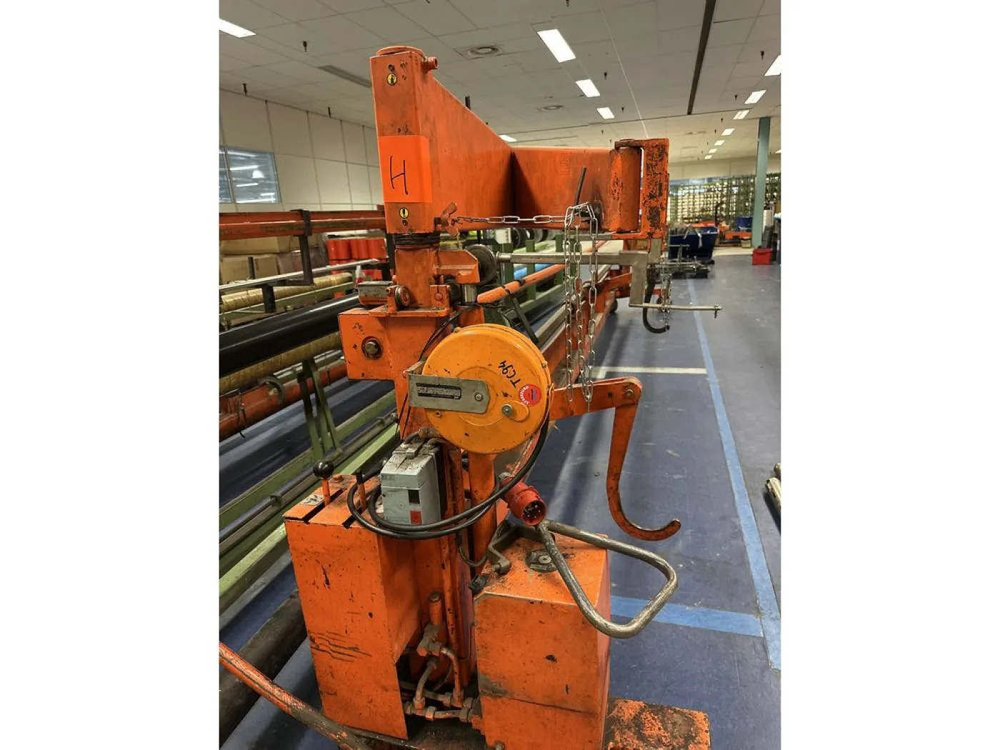 Hubtex - warp beam truck for max 213” (540 cm), type KHW-S - 6