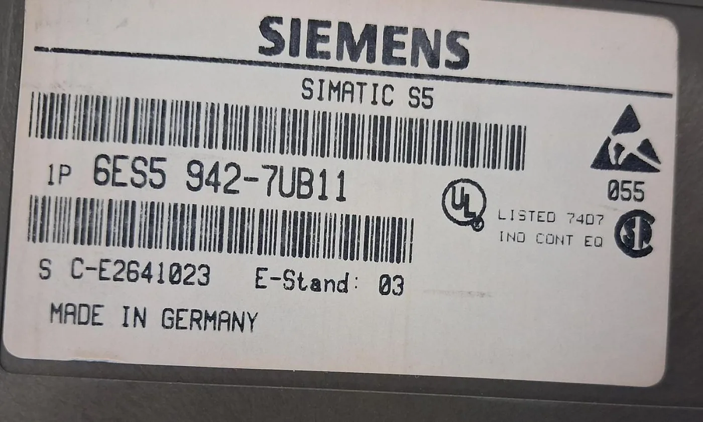 Siemens SIMATIC S5 6ES5 942-7UB11 CPU-Modul - 5
