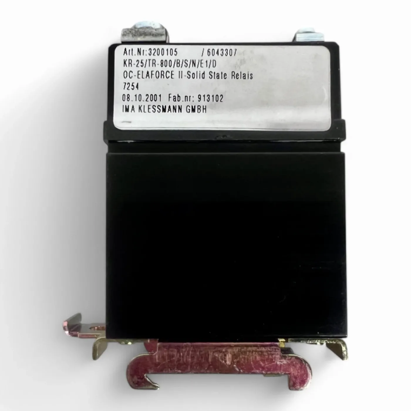 Elrest OC-ELA FORCE II Solid-State Relais IMA 3200105 / 6043307 - 5