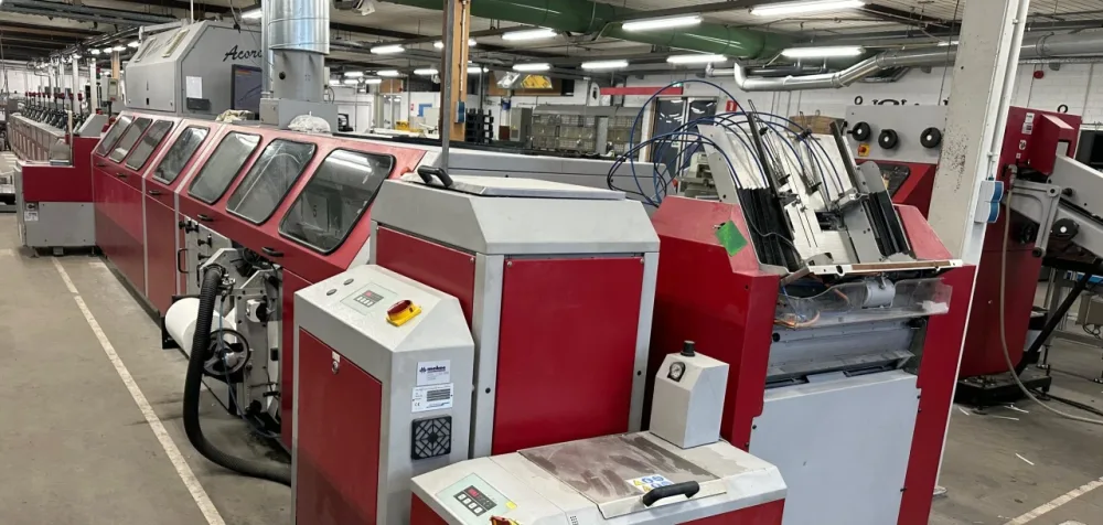 Muller Martini Acoro A5 perfect binding line