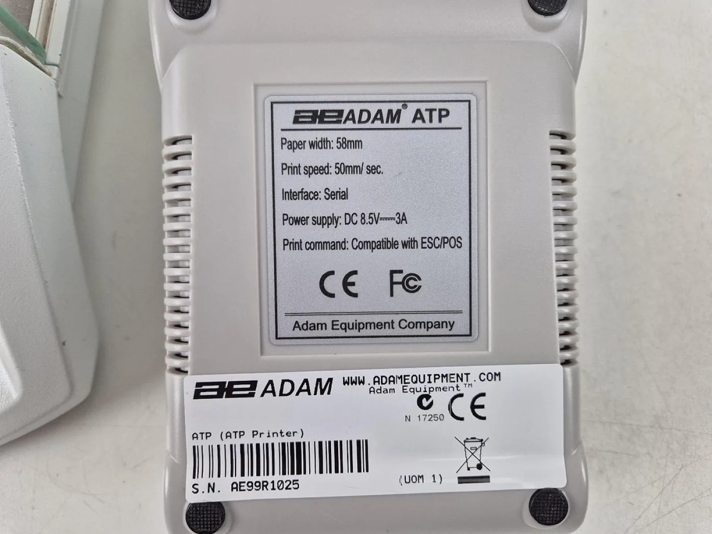 Adam Solent PW124 Analytical Balance + ATP Printer - 6