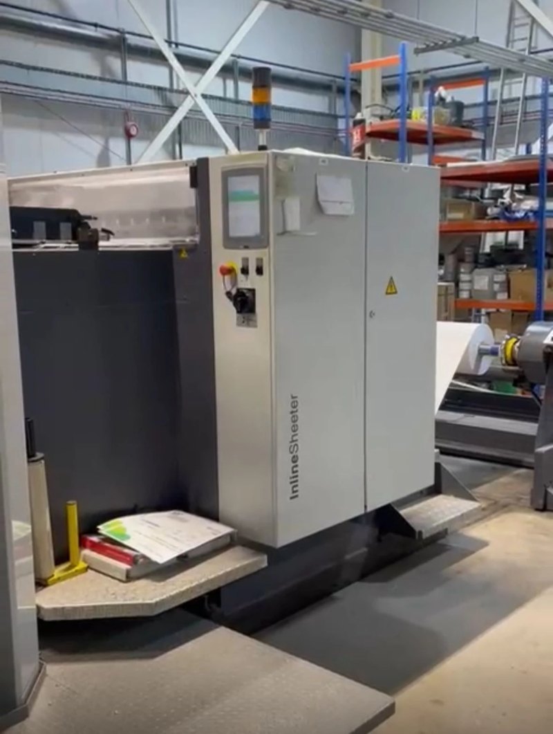 Mabeg RS 104 laminadora en línea