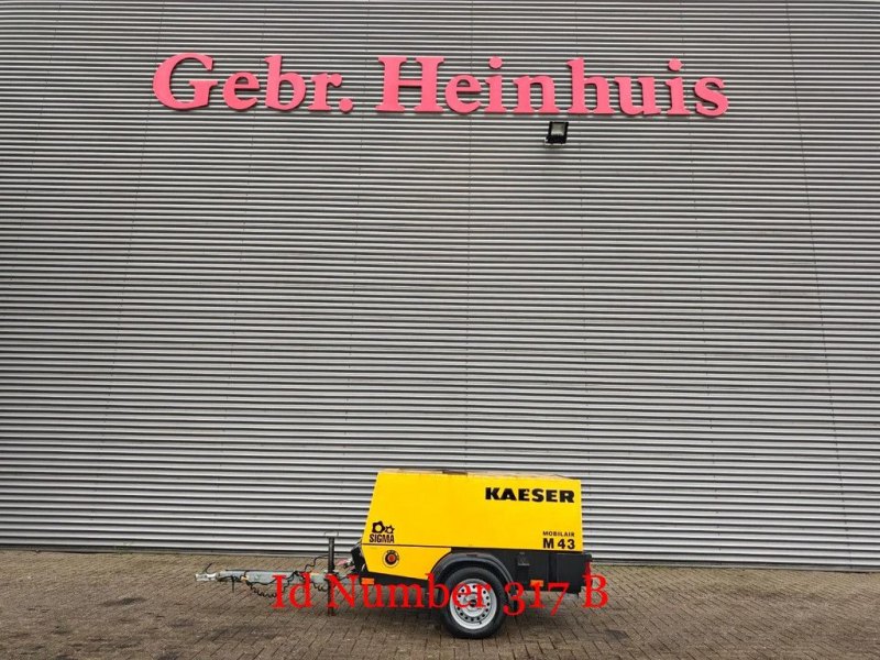 Kaeser M43 7 Bar 2 pieces German registration papers!