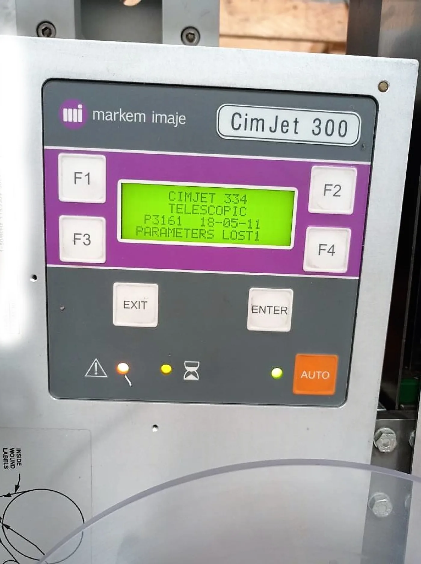 ETICHETTATRICE – MARKEM IMAJE – MOD. CIMJET 300/342 - 7