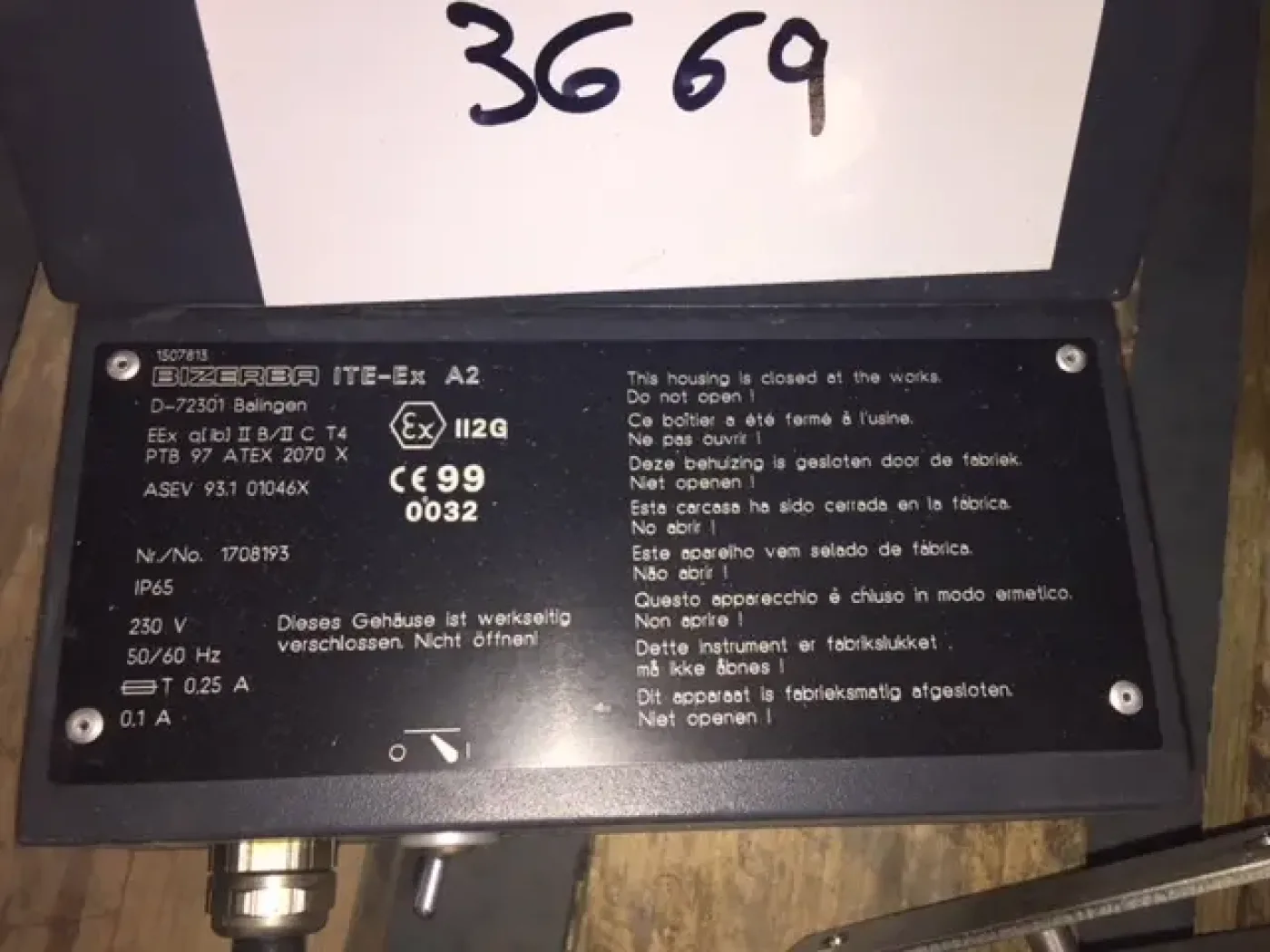 USED BIZERBA ITE-EX A2 SCALE - 5