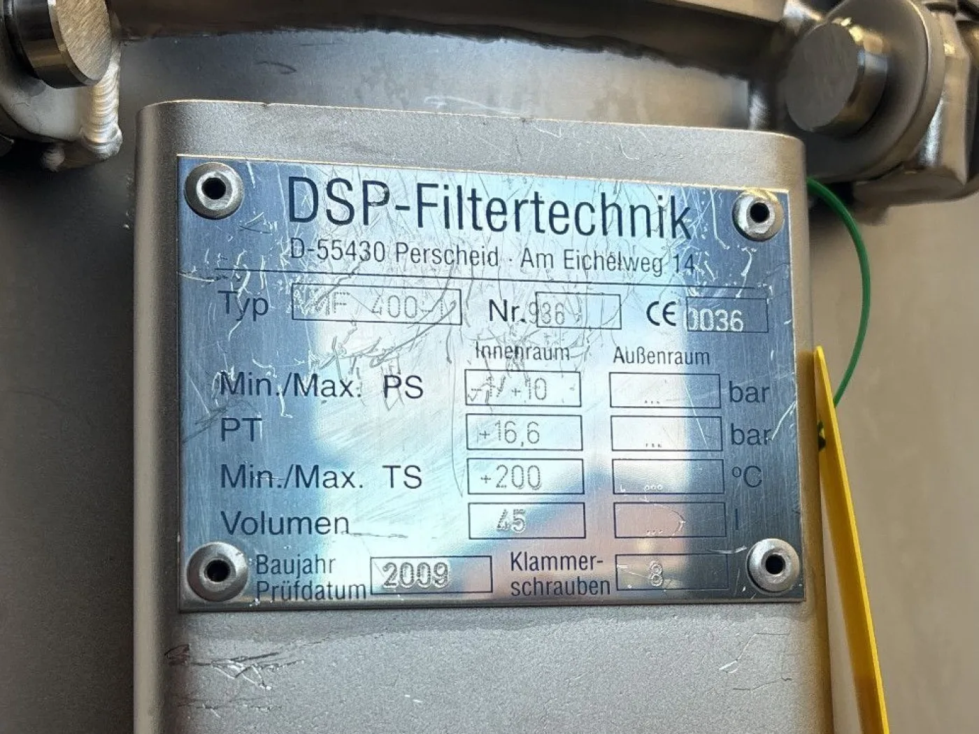 DSP AMF 400-1 - Candle filter - 7
