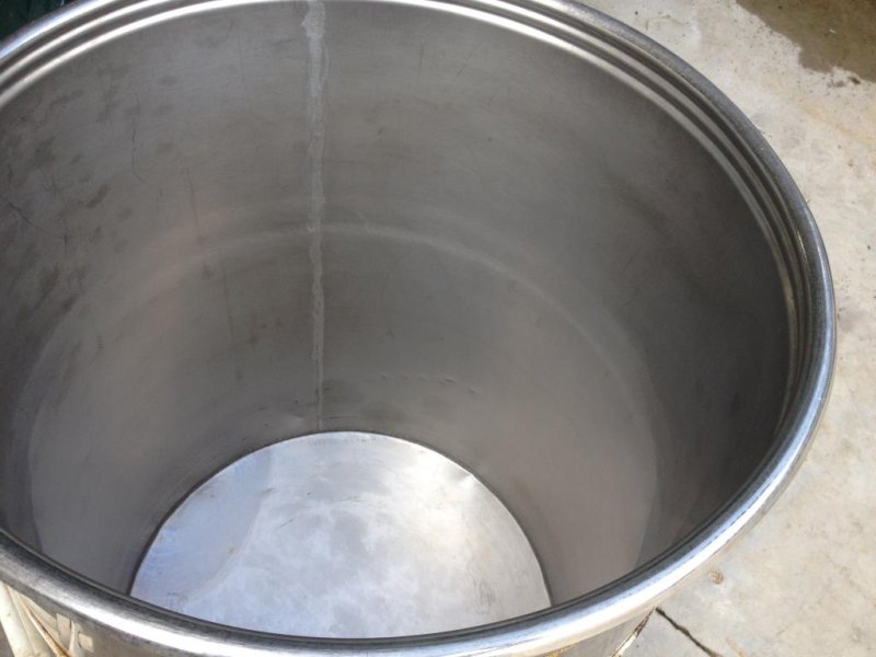 SERBATOIO INOX CARRELLATO 200 L