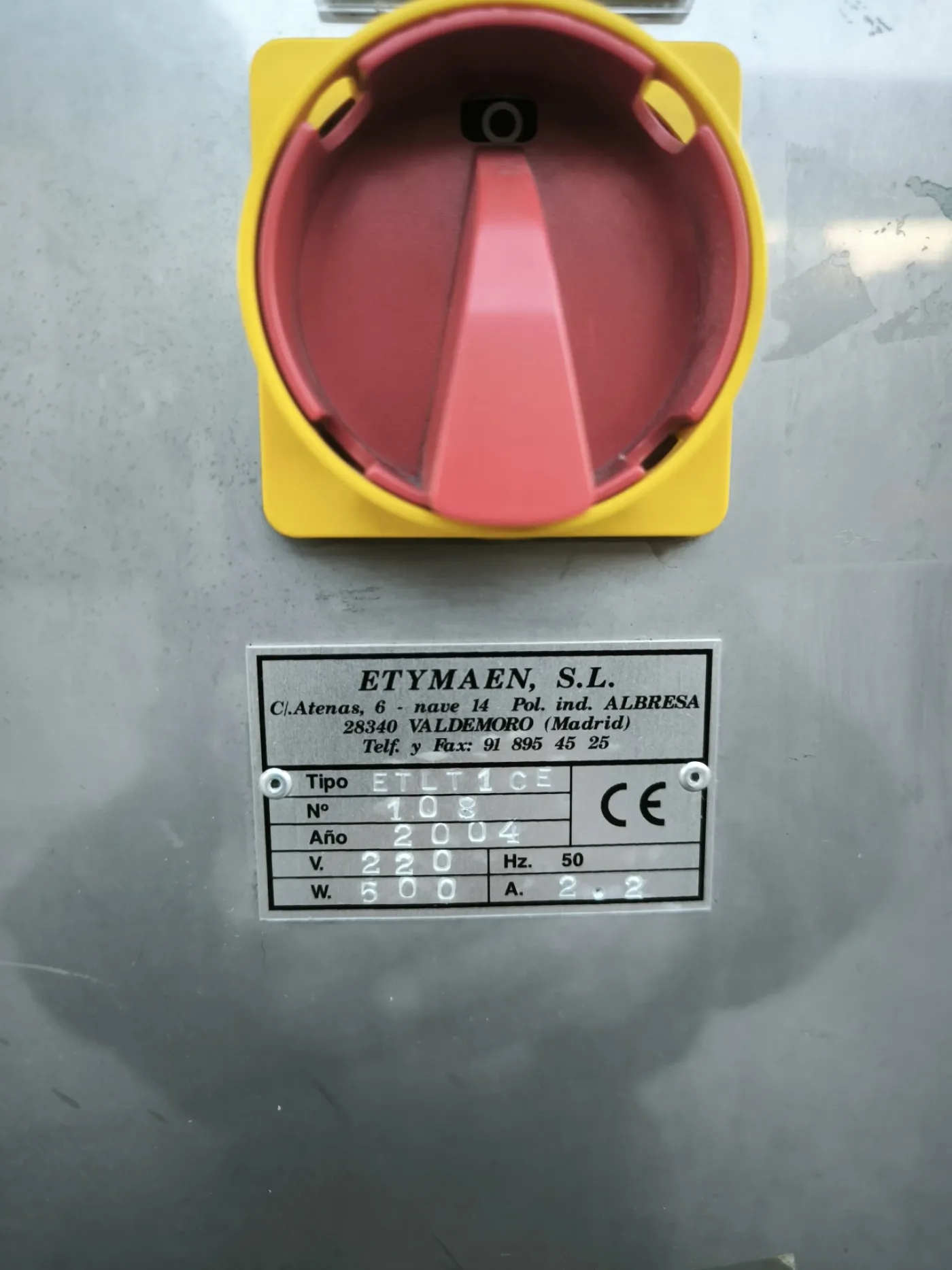 LABELLING MACHINE ETYMAEN ETLT1 CE - 8