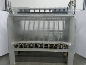 Dehairing machine with singers