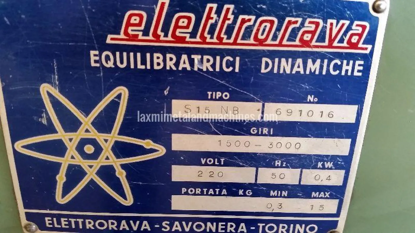 BALANCING MACHINE, ELETTRORAVA (Italy) - Laxmi Metal & Machines, Rohtak - 1