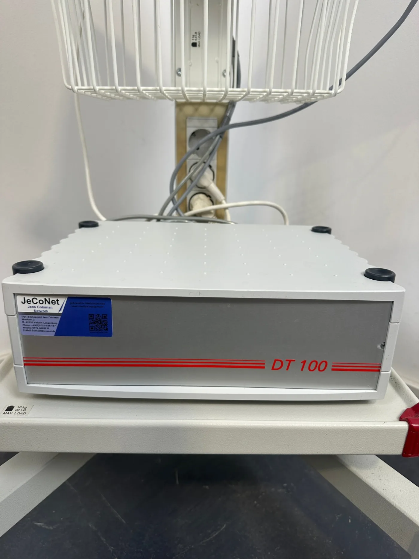 Schiller Cardiovit AT-102 Plus EKG Schreiber & Sauganlage Strässle DT100 inkl. Fahrwagen - 7
