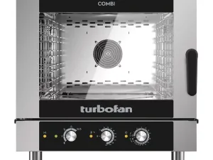 Blue Seal Turbofan 5 Grid Manual Control Combi Oven EC40M5 - islandcatering