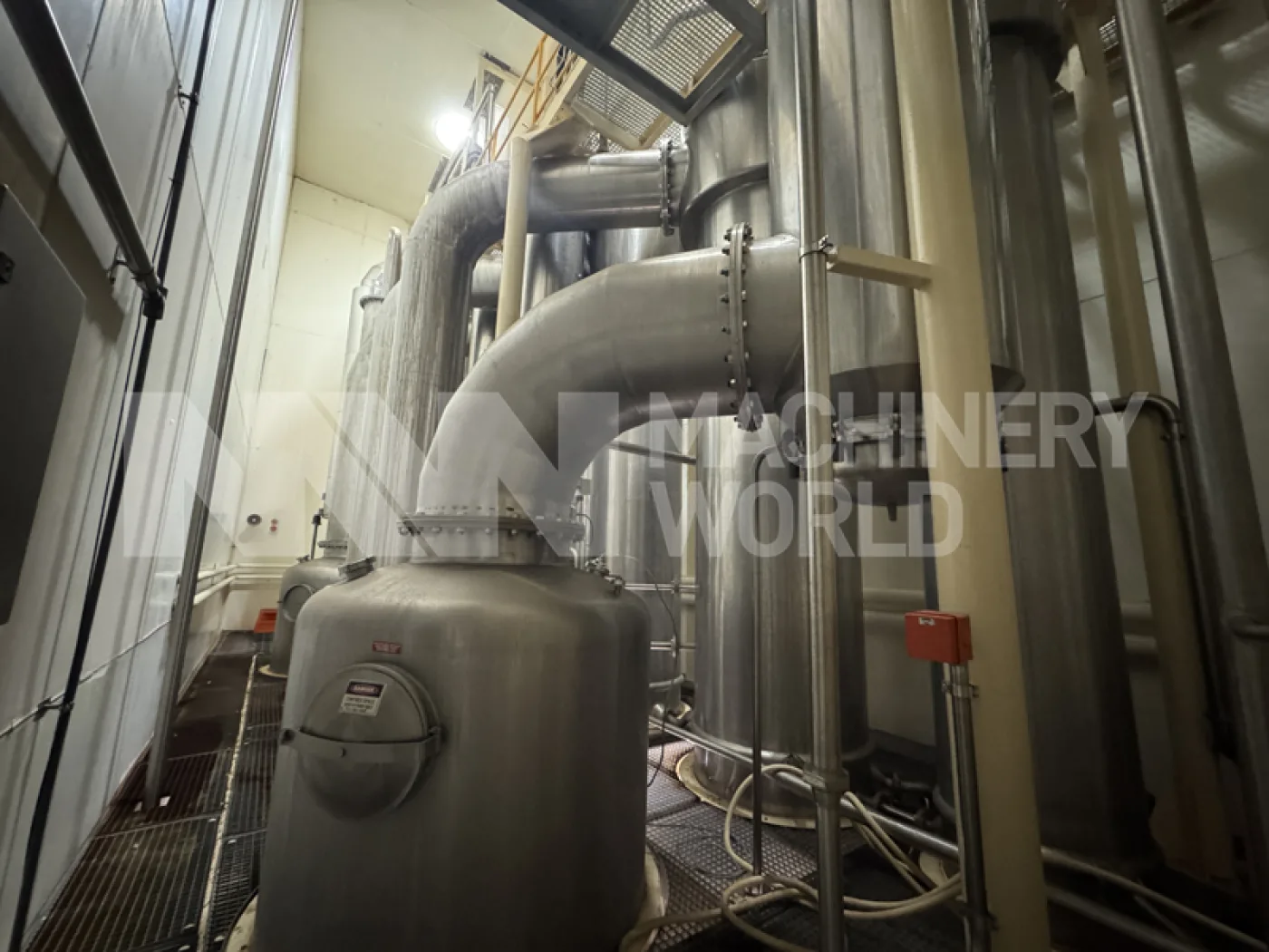 17,000 LPH Scheffers 4-Effect TVR Evaporator with Mora Horizontal V-Bottom Box Dryer Plant - 8