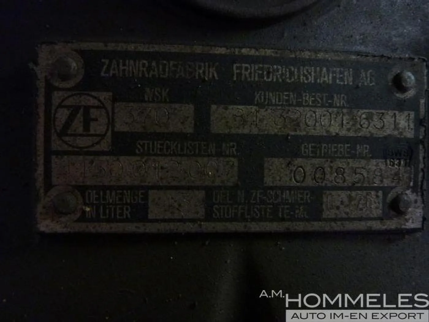 Transmission MAN KAT 6x6 7t. mil - 5