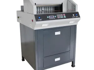 Máquina Eléctrica de Corte de Papel con Control Programable y Empuje Automático JDS 4808HD
