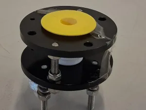 Normag PTFE-Kompensatorelement mit Flanschanschluss DN 15