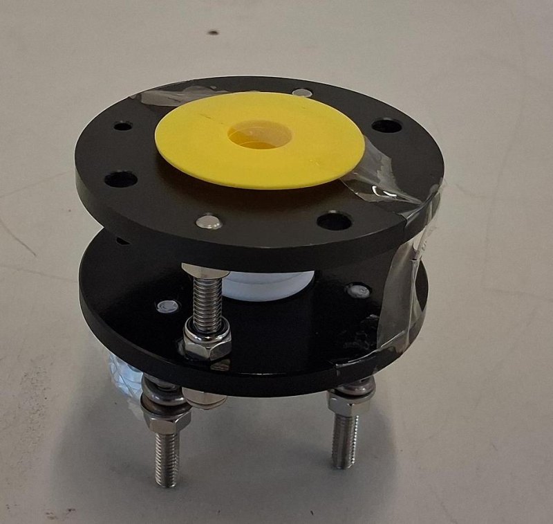 Normag PTFE-Kompensatorelement mit Flanschanschluss DN 15