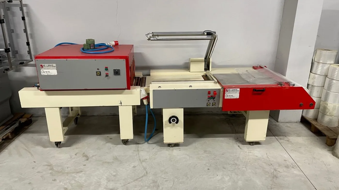 AUTOMATIC MONOBLOCK SHRINKWRAPPER MACHINE TERMOPACK BRAND “AL-PACK “MIMI””, SECOND-HAND MACHINE. - 1