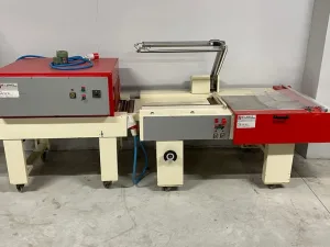 AUTOMATIC MONOBLOCK SHRINKWRAPPER MACHINE TERMOPACK BRAND “AL-PACK “MIMI””, SECOND-HAND MACHINE.