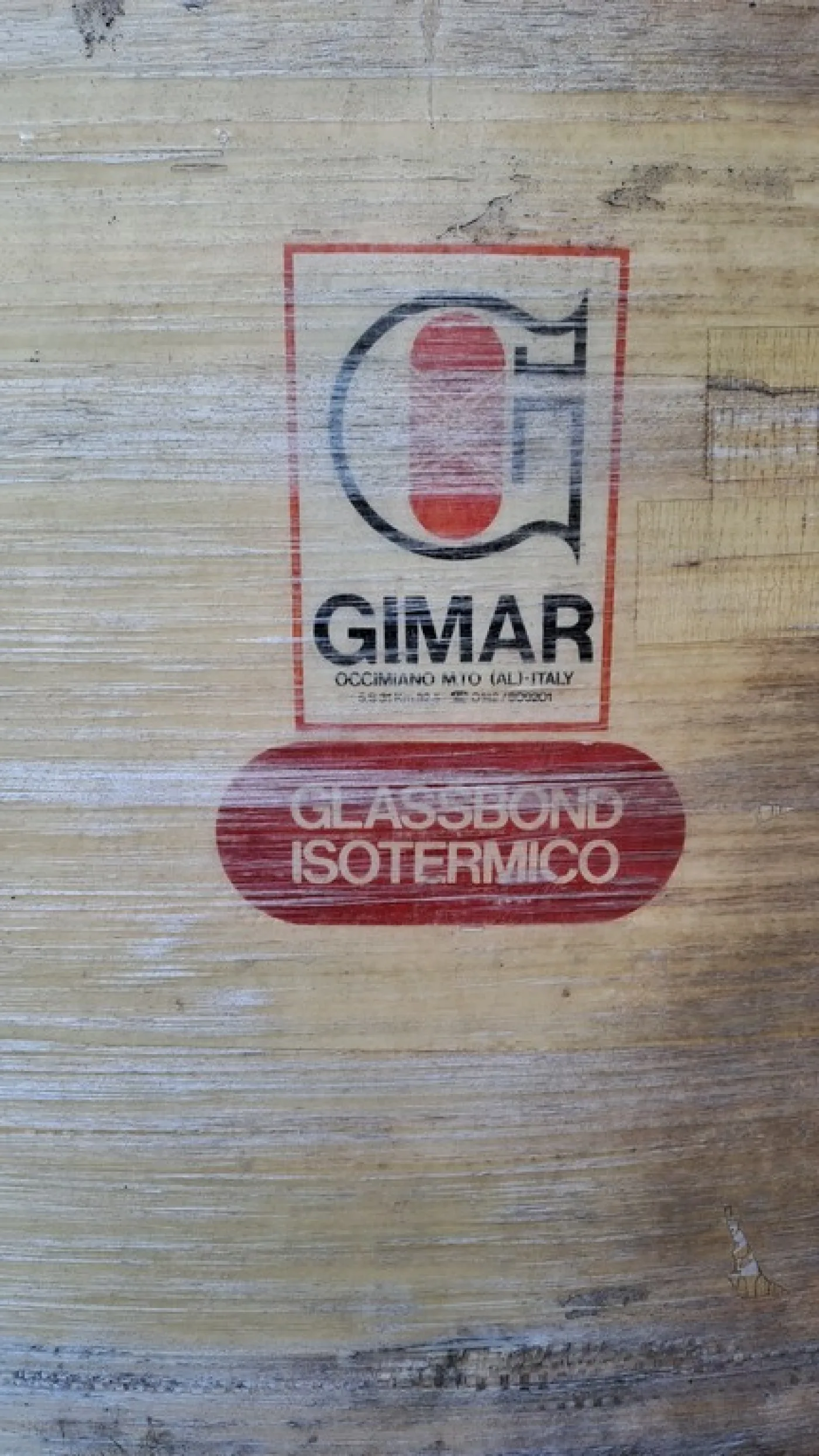 FIBERGLASS TANK BRAND GIMAR CAPACITY LITERS HL 70 ABOUT STORAGE MODEL WITH TOTAL INSULATION, SECOND-HAND EQUIPMENT - 5