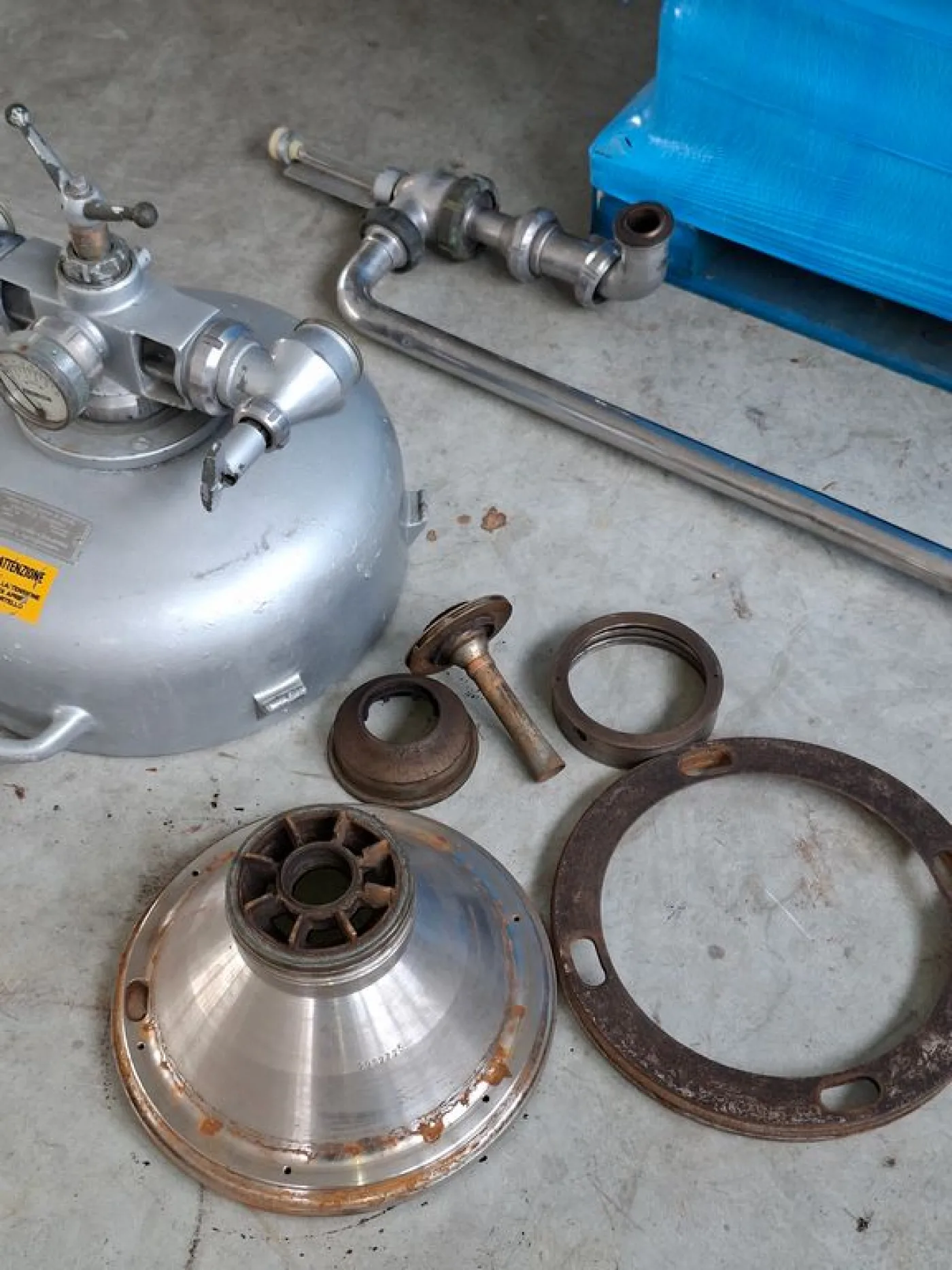 ALFA LAVAL CENTRIFUGE MODEL VNPX 207, SECOND-HAND MACHINE - 4