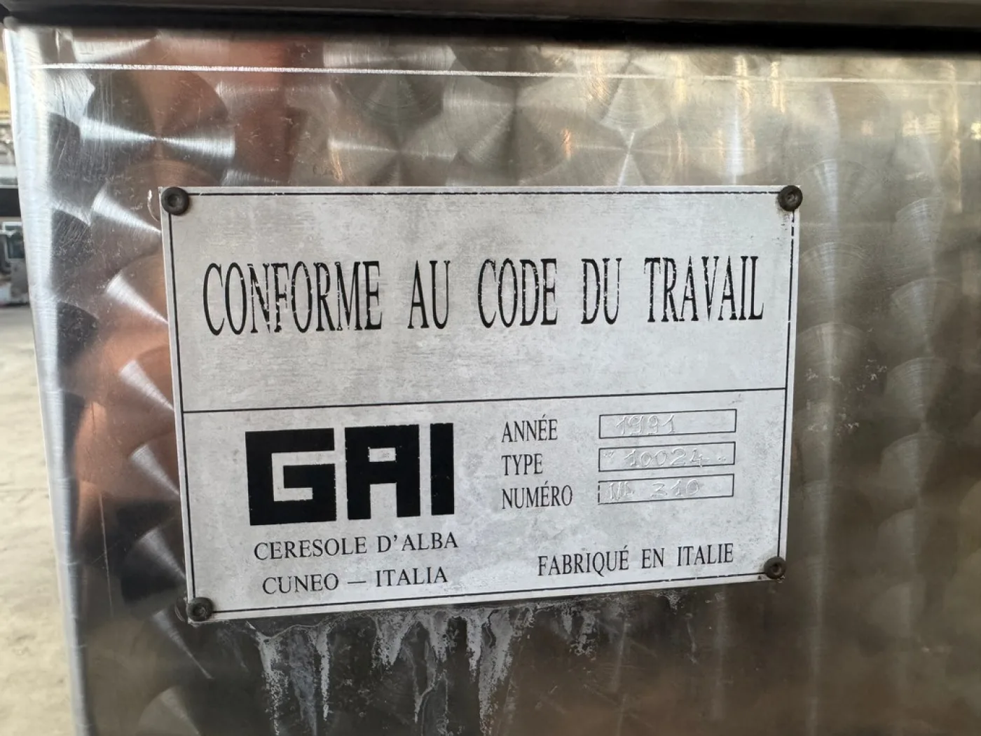GAI RINSING MACHINE 24 NOZZELS IN STAINLESS STEEL, SECOND-HAND MACHINE - 4