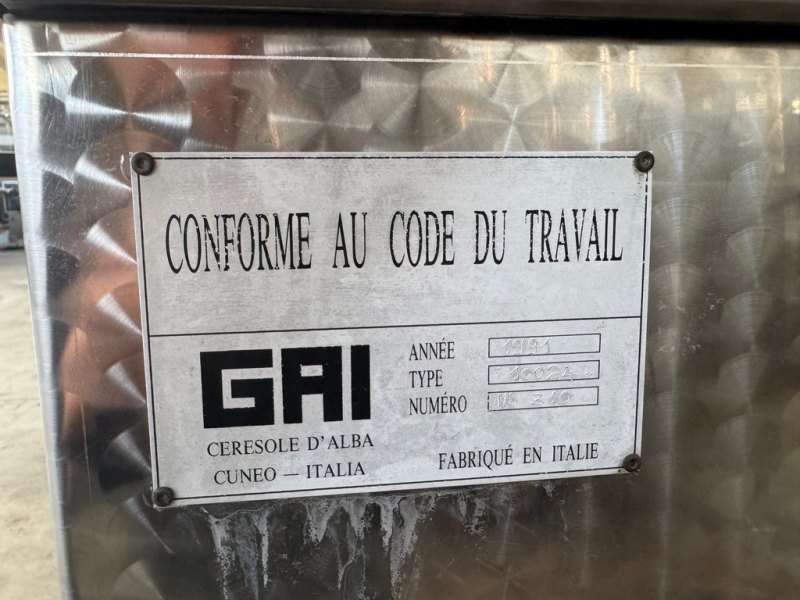 GAI RINSING MACHINE 24 NOZZELS IN STAINLESS STEEL, SECOND-HAND MACHINE