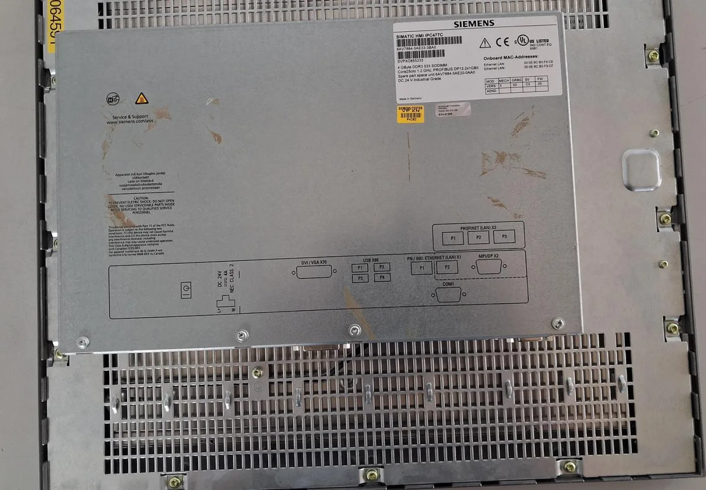 Siemens SIMATIC HMI IPC477C Industrial Panel PC - 6
