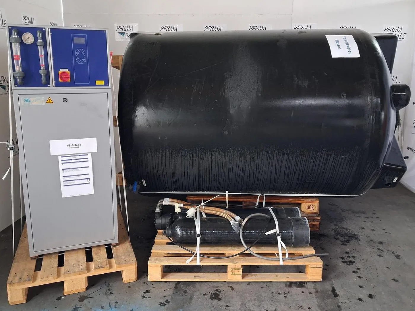 SG Water Umkehrosmoseanlage, Typ RO-1000 S, kombiniert mit einem 4 m³ Prozesswassertank - 2
