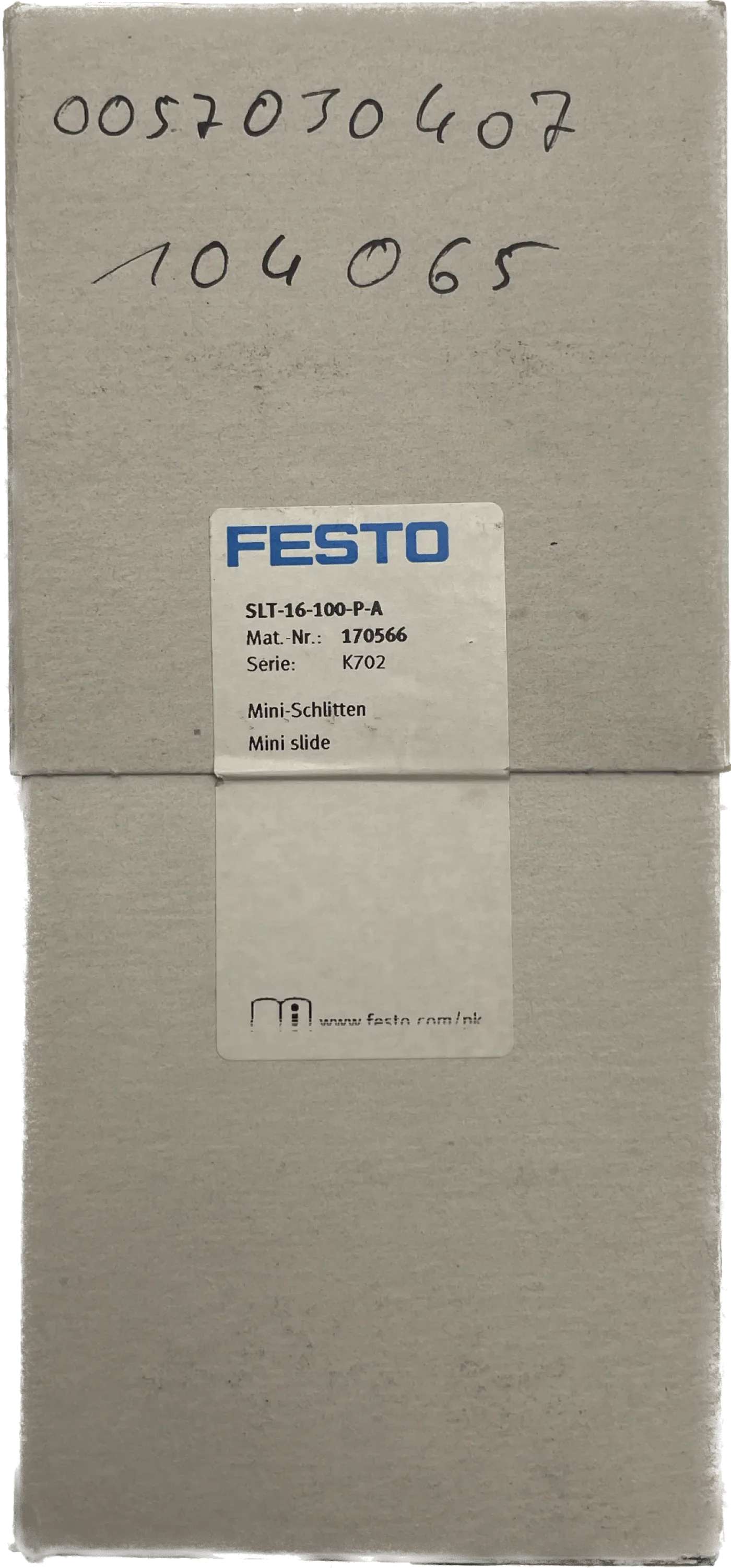 Festo Mini-Schlitten SLT-16-100-P-A - 1