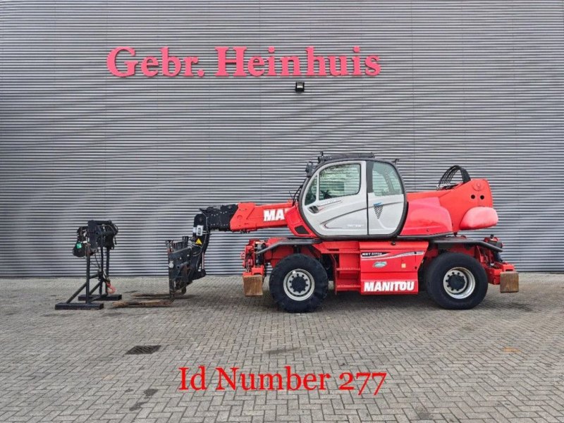 Manitou MRT 2150+ Privilege Radio Remote Winch Forks!