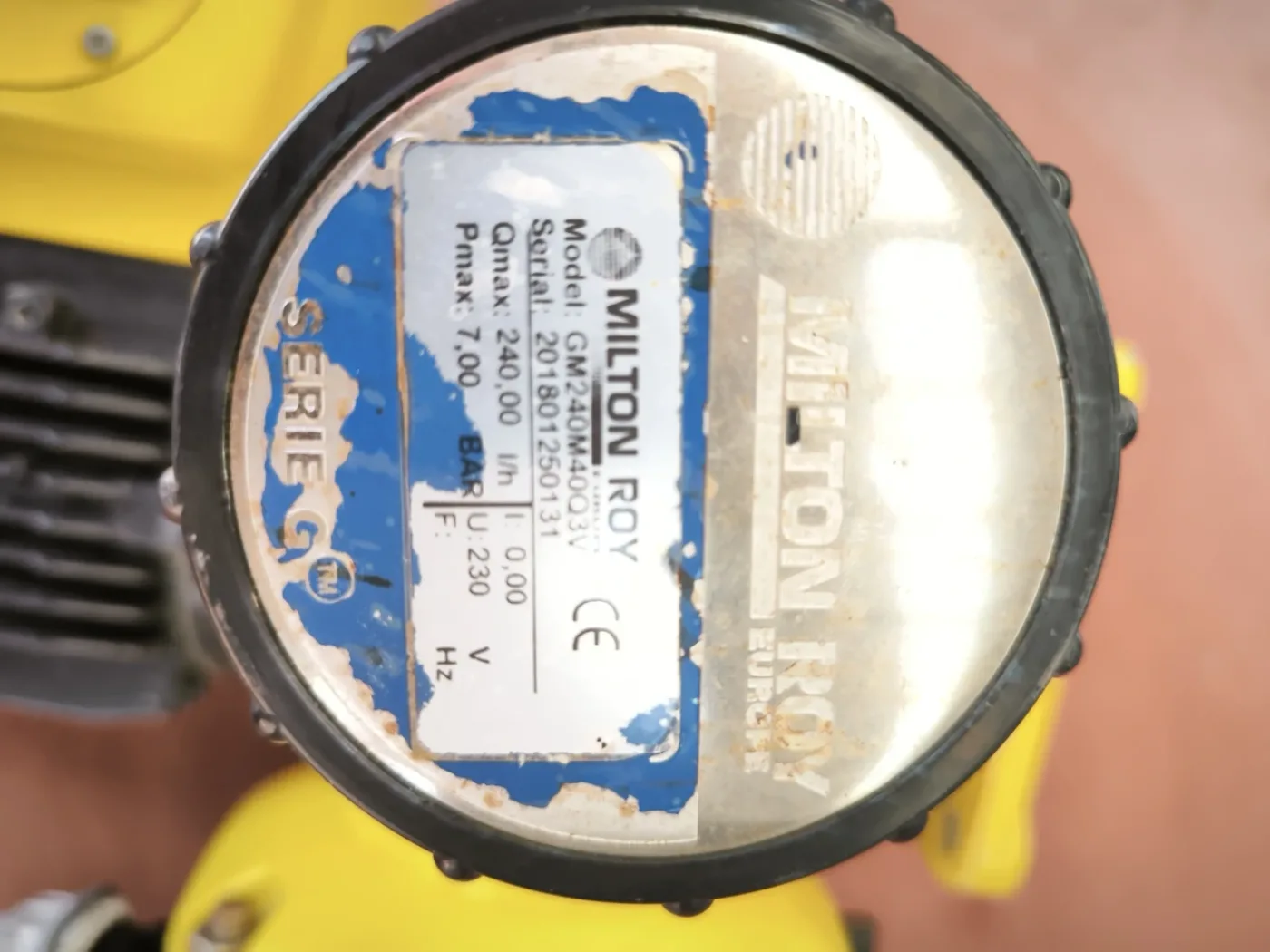 METERING PUMP MILTON ROY GM240M40Q3V 0.25 m3/h - 6