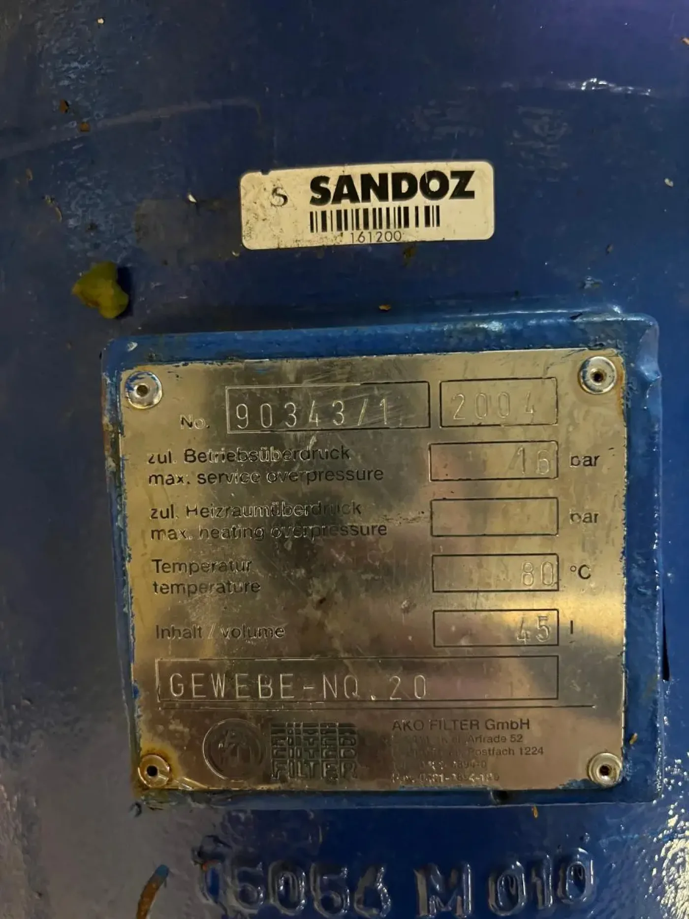 USED GAF IRON FILTER 45 LITERS - 3