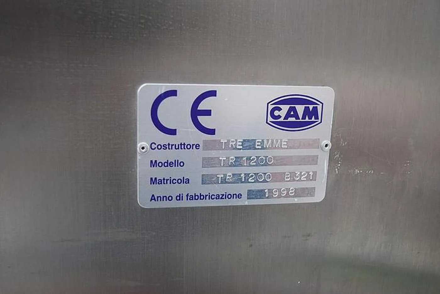 CAM TRE EMME - Ricambi - TR 1200 - 7