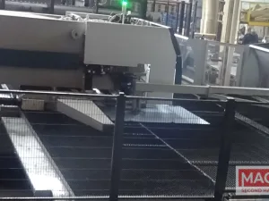 LINEA SALVAGNINI COMPOSTA Punzonatrice Salvagnini S4 1540, Pannellatrice P4L-3230 e magazzino usato