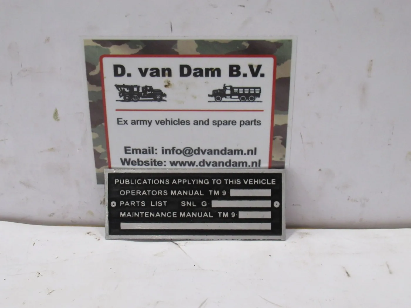 Dataplaat Handboeken - 1