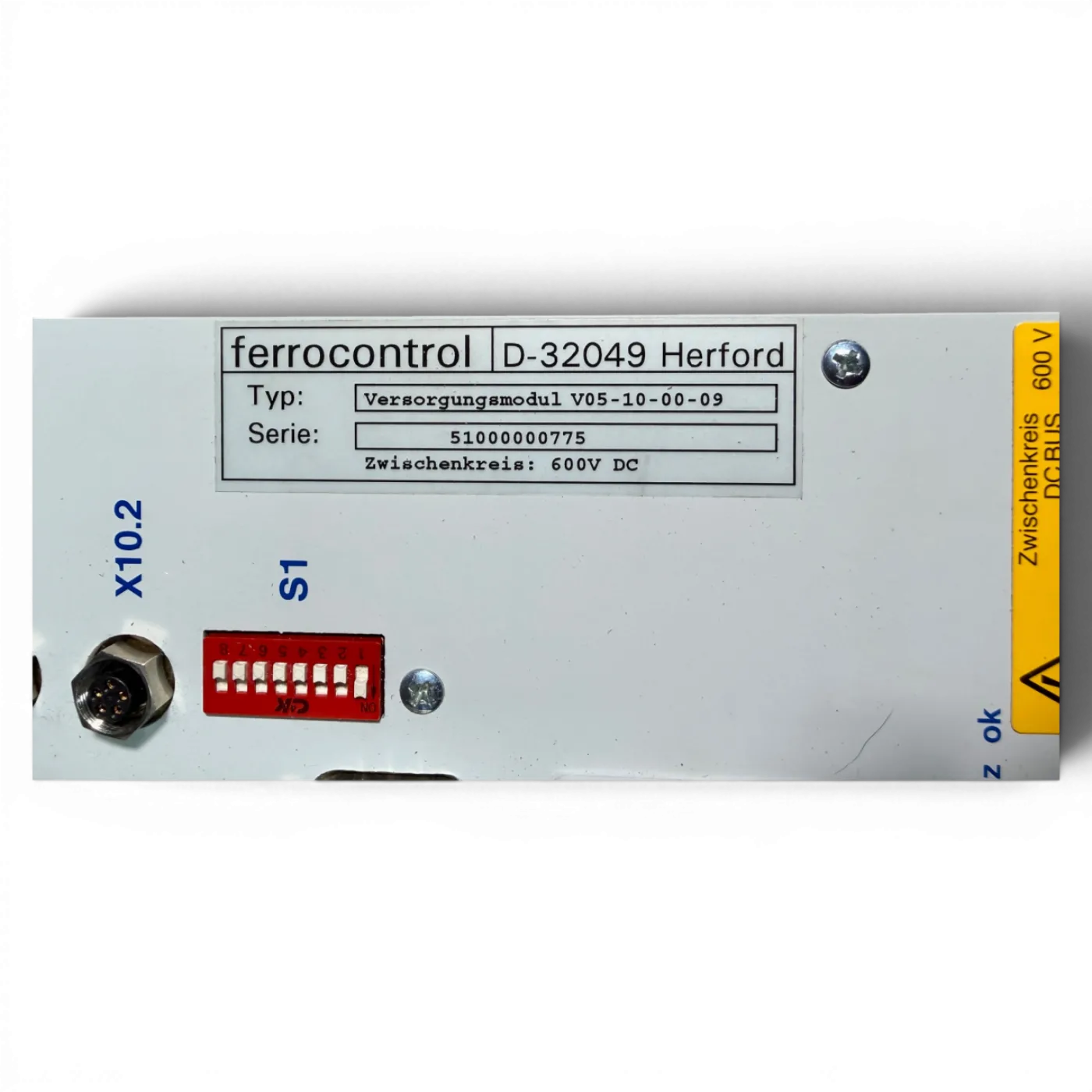 Ferrocontrol Versorgungsmodul V05-10-00-09 600 V DC NC CNC Stromversorgung Priess & Horstmann - 6