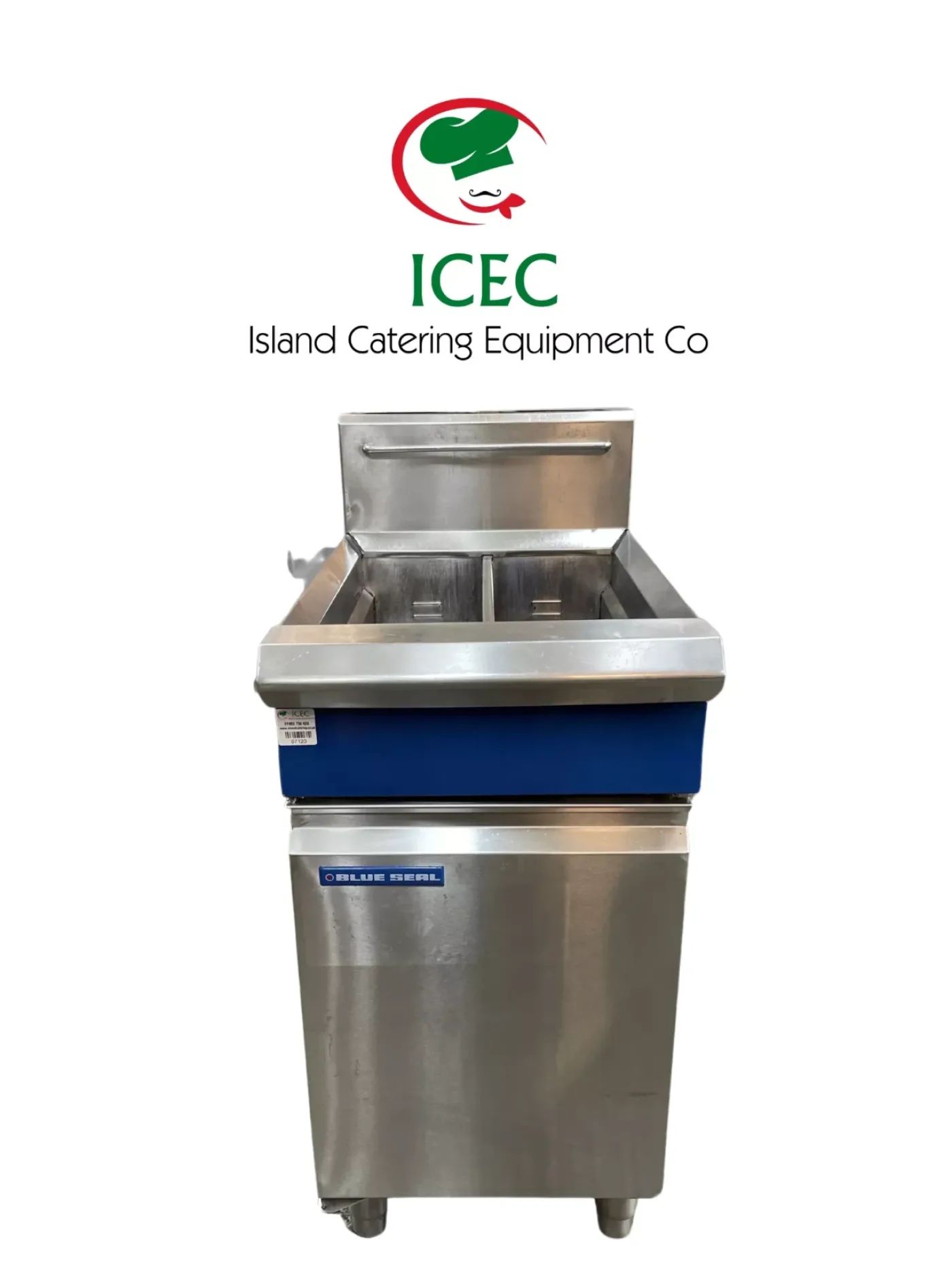 Falcon Fryer E3860 Dominator Plus Single Pan Wide Twin Basket 40L Electric - islandcatering - 1