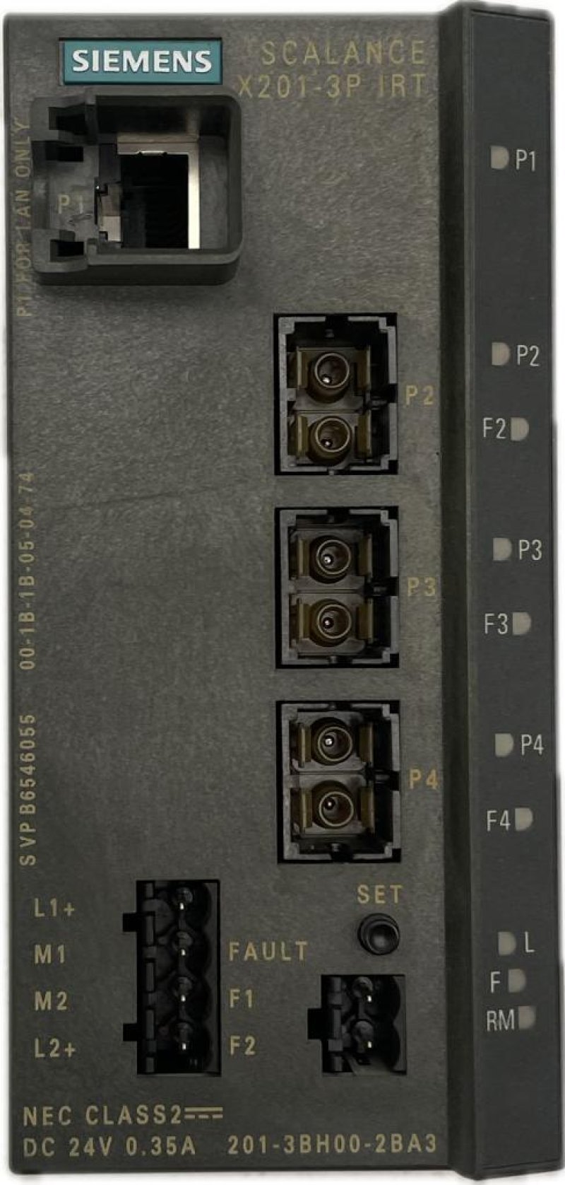Siemens SCALANCE X201-3PIRT 6GK5201-3BH00-2BA3