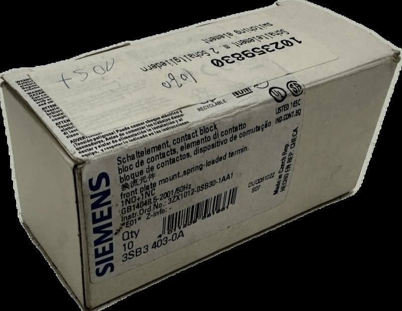 Siemens Schaltelement mit 2 Schaltgliedern (10stck) 3SB3403-0A