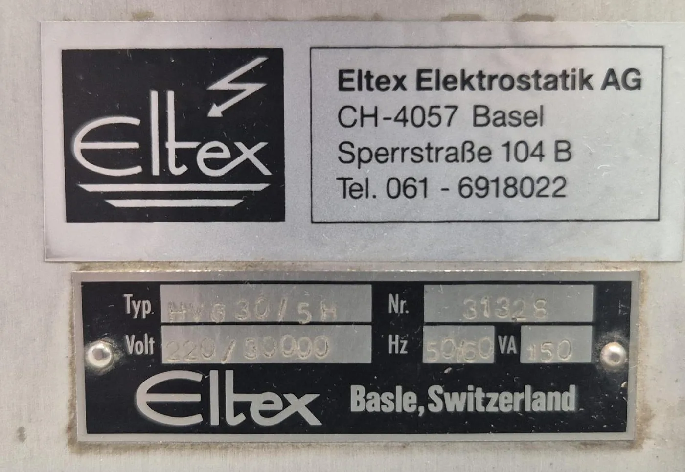 Eltex Hochspannung Generator HVG30-5/H - 8