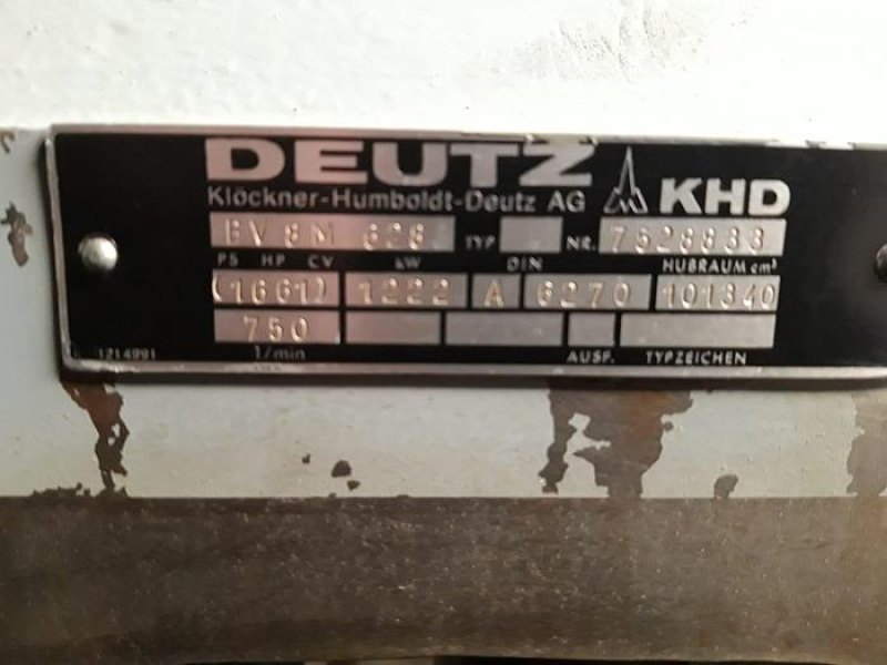 1988 CYLINDER BLOCK DEUTZ SBV8M628