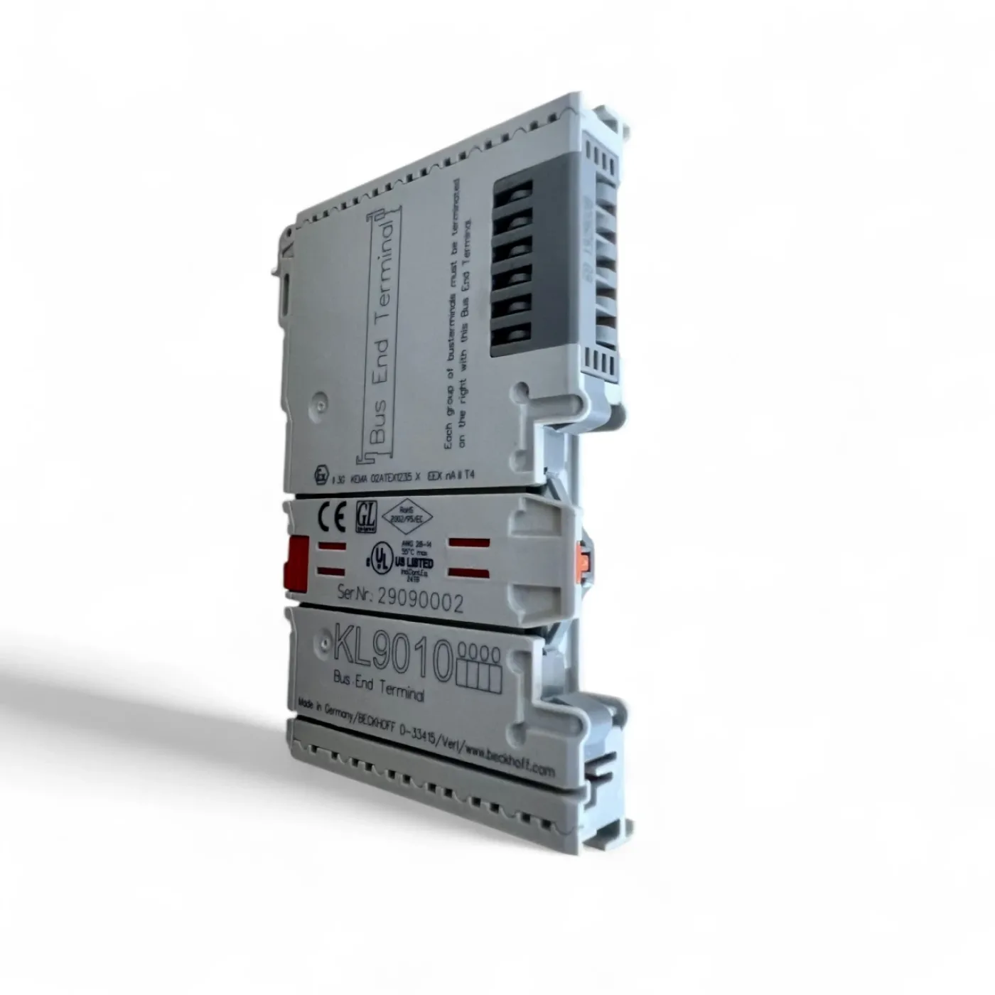 HOMAG Beckhoff Busklemme KL9010 End Terminal – Artikelnummer 4086050352 - 5